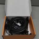 Video Conference Lighting Kit, Ring Light Clip on Laptop Monitor with 5 Dimmable Color & 5 Brightness Level for Webcam Lighting/Zoom Lighting/Remote Working/Self Broadcasting and Live Streaming, etc.