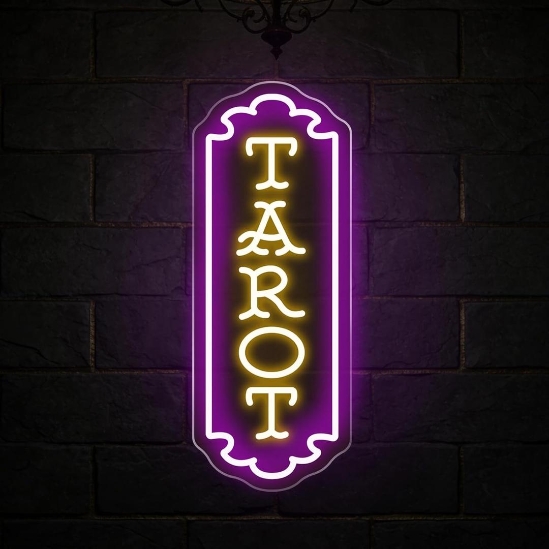 TaNeon Sign - 5-Level Dimmable USB Wall Decor & Psychic Decor, Perfect Mystical Neon Wall Art for Spiritual Spaces, Shops, Bedrooms, Living Room, Game Room