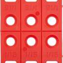 HS116100RD Plastic Construction Shims/Spacers, 100 Pack, 1/16-Inch, Red