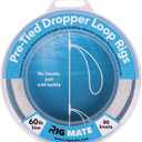 60 lb Pre-Tied Dropper Loop Rigs. Fishing Line Spool. Loops 18 Inches Apart with 5.5 Inch Loop Size. Perfect for Saltwater & Freshwater Fishing. Perfect for Snapper & Other Bottom Feeding Fish.