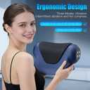 2026 Heated Neck Stretcher for Neck Pain Relief, Cervical Traction Device with 3 Customizable Modes, Red Light & Vibration, for Neck Shoulder Pain Relief Muscle Relaxation Home Office Use