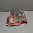 10x6.5ft Red Christmas Backdrop with Sparkling Stars for Photography & Photoshoot