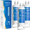 PUREPLUS EDR1RXD1 Replacement for Everydrop Filter 1, W10295370A, W10295370, EDR1RXD1B, P8RFWB2L, P4RFWB, Kenmore 46-9081, 46-9930, WD-F38,WRS325SDHZ Refrigerator Water Filter, 3 Pack