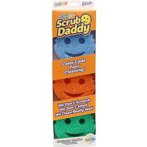 Scrub Daddy Colors, Flexible, 3 Pack