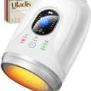 Hand Massager with Heat and Compression, 4000mAh Rechargeable Battery Soothing Kneading & Stretching, Palm, Finger & Wrist Massage, 6 Modes & 6 Intensities, Gifts for Women Men Relaxation at Office (White)