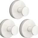 2026 Suction Cup Hooks for Hanging, Shower, No-Drill Removable Heavy Duty Suction Cup Hooks for Towel, Shower, Home Storage, Window, Hanging, Bathroom, Kitchen, Glass Door - 3, White