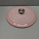 Umite Chef 5QT Enameled Cast Iron Dutch Oven Pot with Lid, Heavy-Duty Cookware for Bread Baking, Braising, Stews, Roasting, Wedding Registry Ideas & Gifts (Pink)