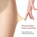 2 Pairs Women's Sheer Tights, 1D Ultra Thin Soft Nylon Regular Panty Multicolour High Sheer Anti-slid Pantyhose (Dark Skin Color)