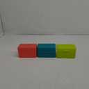 H4D Index Card Holder 3x5, Index Card Box Organizer Case, 3x5 Flash Note Card Holder, 3 Packs (Red/Green/Yellow)