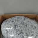 36 inches Donut Dog Bed for Large Dogs - Calming Fluffy Round Pet Bed with Removable & Washable Cover,Fits up to 80 lbs Pets (Dark Grey,Large)