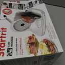 Starfrit Deli Slicer - Slices Meat, Cheese, Bread - 6.5" Stainless Steel Blade - Adjustable Thickness Knob - Nestable for Easy Storage | 2-in-1 Fruit and Vegetable