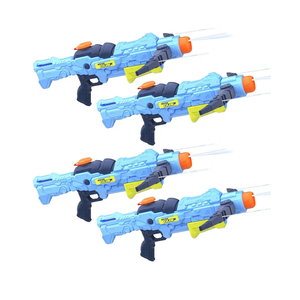 Water Guns for Adults Kids 6-12+, Super Water Blaster Soaker Pistol Guns 4 Pack, 4 Jet Modes Powerful Pump Crossbows Gun, 32FT Long Range Water Guns for Family Summer Party Activities Beach Pool Yard