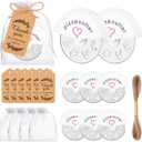 24Pcs Pizza Cutter Wedding Party Favors for Guests White Mini Stainless Steel Pizza Cutter with Thank You Cards Organza Bags for Bridal Decoration Baby Shower Return Gift Souvenirs Guest Prizes (24)