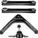 Rear Upper and Lower Control Arms with Rear Upper Ball Joint for Jeep Grand Cherokee 1999-2004 Suspension Kits RK643183 K641869 K7450 4PCS