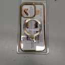 [Tri-Shield Protection] for iPhone 14 Pro Case with 360 Spin Stand Compatible with MagSafe [Magnetic CD Ring] [Screen & Camera Lens Protector] Shockproof Plating Never-Yellowing, Gold-6.1"