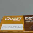 Quest Nutrition Mini Chocolate Chip Cookie Dough Protein Bars, 8g Protein, 1g Sugar, 2g Net Carbs, Gluten Free, 14 Count, Best by: 03/25/2025