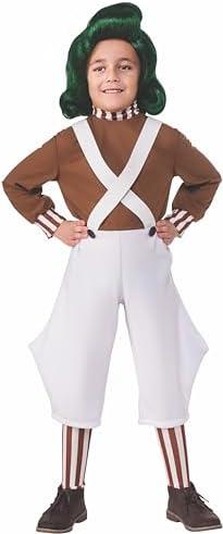 Willy Wonka & The Chocolate Factory Oompa Loompa Value Costume, Large