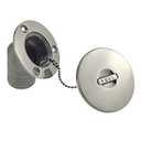 Boat Deck Fill/Filler Cap Keyless - Angled Neck 1-1/2"(38mm) Fuel Marine 316 Stainless Steel