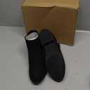 Girls Ankle Boots with Side Zipper Comfort Casual Shoes with Soft Sole for Toddler Little Big Kids (Black)