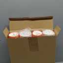 Honeydak 200 Pack Beige Kraft Ice Cream Cups Bulk 5 oz Small Disposable Treat Paper Cups Dessert Yogurt Bowls Snacks Sundae Yogurt Container for Summer Ice Cream Wedding Birthday Party Supplies