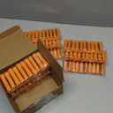 WILLBOND 60 Pcs Perm Rods for Long Hair Plastic Curl Rods Cold Wave Irons Curling Roller for Hair Styling Hairdressing Tools (0.87 Inch, Orange)