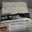 6x9 Area Rug for Living Room Moroccan Washable Rugs Non Slip Indoor Floor Carpet Foldable Large Soft Area Rug for Dining Room Bedroom with Low Pile(Beige,6'x9')