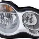 Azoeparts Headlight Head Light Lamp for Mercedes Benz W203 C240 C280 C320 C350 2001-2007 (Right Passenger Side)