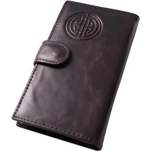 Irish Leather Women's Wallet: Celtic Knot Embossed RFID-Blocking Bifold  Large Capacity, Durable Design for Daily Use, Travel & Style (brown)