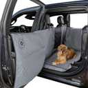 Dog Seat Cover for Back Seat, XL 2024 Gray  Fits FullSize Crew Cab Trucks with FoldUp Seats  Waterproof, Heavy-Duty, NonSlip, & Machine-Safe  ScratchResistant Dog Hammock for Truck