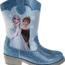 Disney Frozen Cowgirl Western Boots - Elsa and Anna cowboy boot - Blue (size 12 Little Kid)