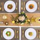 DaYammi 150Pcs Gold Disposable Silverware,Thanksgiving Plastic Cutlery Set - 50 Forks, 50 Knives, 50 Spoons - Gold Disposable Utensils Set Heavy Duty Plastic Flatware for Thanksgiving Party, Wedding