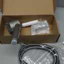 Shower Head with Handheld, Shower Heads High Pressure, High Flow Even with Low Water Pressure-Hand Held Showerhead Set,3 Modes Filtered Showerhead with 59Replacement Hose/Bracket/Cotton Filters (Gray)