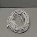 Jadaol Cat 8 Ethernet Cable 100ft (30.48m), 40Gbps 2000MHz Flat S/FTP LAN Patch Cable, High-Speed Cat8 Network Cable for Router, Modem, Switch, Gaming Consoles, PC, Smart TV & Streaming Devices, White