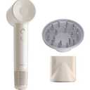 Laifen SE Lite Hair Dryer, Negative Ionic Blow Dryer with 100,000 RPM Brushless Motor for Fast Drying, High-Speed Low Noise Thermo-Control Hair Dryer with Lightweight Design and 2 Nozzles Milktea