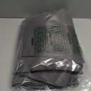 ECLIPSE Andover Solid Tripleweave Thermal Blackout Grommet Curtains for Bedroom (2 Panels), 42 in x 84 in, Grey