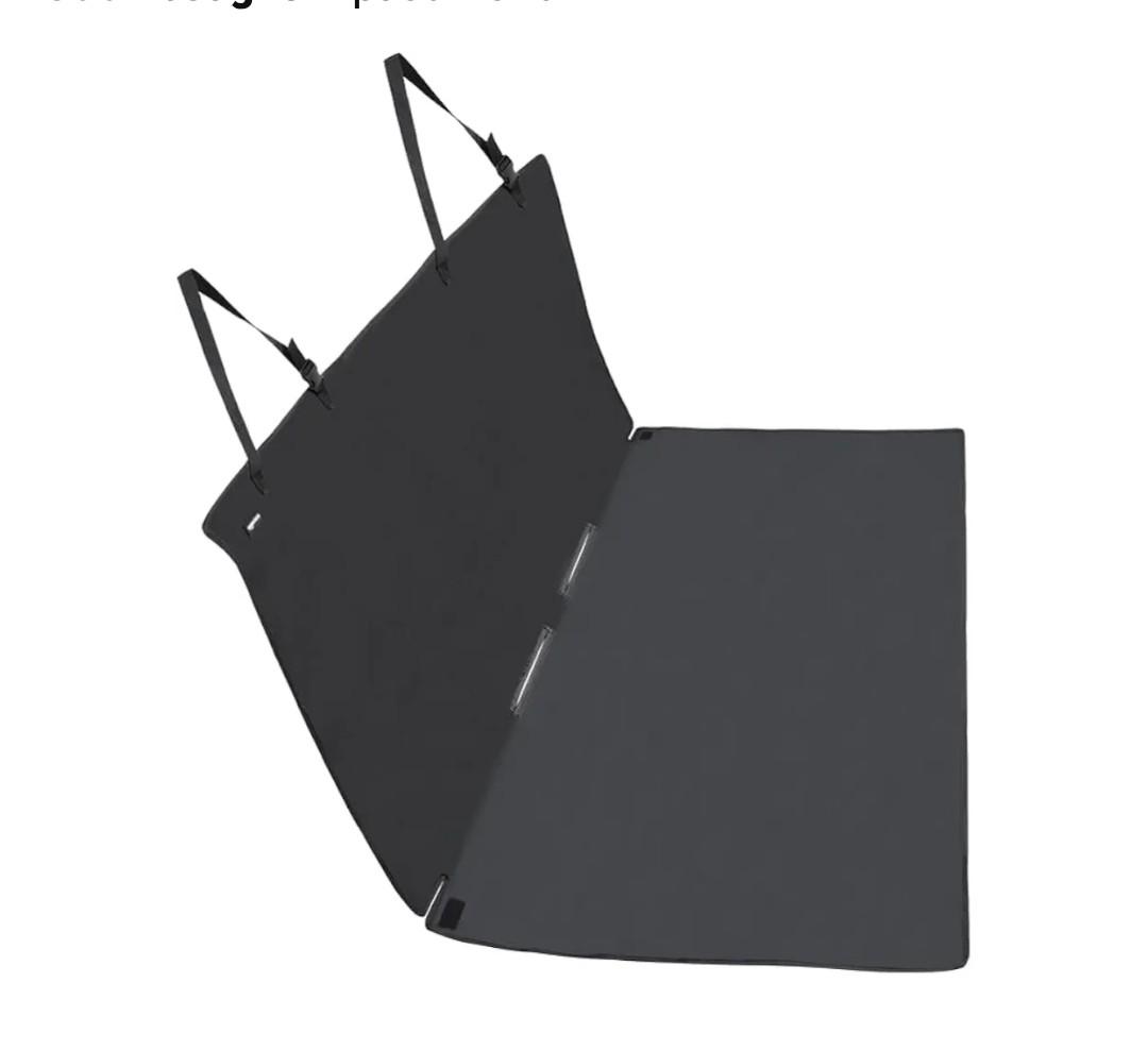 Amazon Basics Waterproof Dog Car Seat Cover, Scratch Proof Protector for Pet, Car Back Bench, 56 x 47 inch, Black