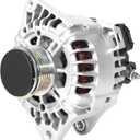 110A Alternator L4 1.6L Replacement for Kia Soul 2012-2016, Forte Koup 2014-2016, Forte5 2015-2016, Rio 2014-2017, for Hyundai Veloster 2013-2017, Replace 373002B760RU, 37300-2B760, 11609