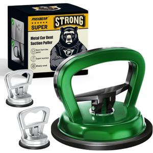 Powerful Metal Car Dent Puller 3pcs, Body Repair Dent Removal Tools for Car,Headlight,Car Mirror, Glass, Screen, Mobile Objects, Car Suction Cups