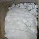 Pulovin 30 lbs White Rocks for Plants Indoor, 1-2 inch Decorative Garden Stone Outdoor Landscaping, Walkways, Yard, Large Polished River Rocks for Plants Pots, Vases, Crafts