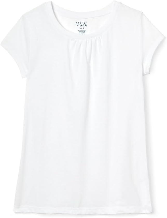 French Toast Girls' Short Sleeve Crewneck T-Shirt Tee (7-8)