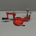 Apple Peeler Slicer Corer with Stainless Steel Blades and Powerful Suction Base for Apples Pears Potatoes( Red)