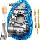 KIPA Carburetor For KX250F 2004-2010 CRF250R 2004-2005 CRF250X 2004-2013 Husqvarna TC250 2002-2016 TCI250 FCR 38mm FCR38 Flat side Performance