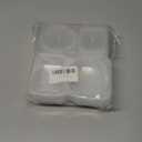 EWUVP 130ml Reusable Snack Containers, 10PCS Double Compartment Dipping Containers with Lid, Snack Pack Containers for Refrigeration, Portion Control, Outdoor Takeaway Sauce Dip Case Disposable Box