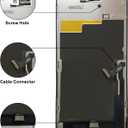 Screen Replacement for iPhone 15 Pro Max 6.7" Retina Full FHD Display COF Digitizer with Repair Tool Kits, Screen Protector, Waterproof Tape (15 PM LCD)