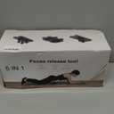 Psoas Release Tool & Hip Hook, Fully Adjustable Hip Flexor Release Tool for QL, Psoas, Back, Hamstring, Glute, Iliacus, and Neck Pain and Deep Tissue Relief - Trigger Point and Myofascial Release Tool (Dark Gray)