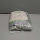 Sage Green Farmhouse No Hook Shower Curtain Set with Snap-in Fabric Liner,Boho Heavy-Duty Linen Textured Rustic Striped Design,Water-Repellent with Tassels and Sheer Window,71x74