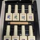 CANNI 8 Pcs 9 ML Cat Eye Gel Nail Polish Set, Red Purple Pink Blue Green Glitter Rainbow Holographic Cat Eye Gel Polish Kit with Magnet Colors Nail Art Manicure Salon DIY Gifts