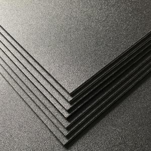 Pack of 15 ABS Plastic Sheet, Black Plastic Sheet 30" X 20" Rigid Moldable Panel with Different Surfaces Moldable Plastic Panel for Handicrafts DIY Projects