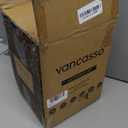 vancasso Ceramic Plant Pots, 3 Piece Planters for Indoor Plants, 4.25+5.25+6.25 Inch Flower Pots with Drainage, Plant Pots Indoor for Succulent, Pothos, Snake Plant and Money Tree, Etc (White)