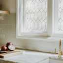 Artscape Old English | Privacy Window Film with Textured Leaded Glass Pattern | Non-Adhesive & UV Protection | Easy to Apply & Removable | 36 x 72 Inches | Made in USA